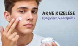 Akne kezelése: gyógyszer és bőrápolás